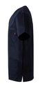 Casaca Marino de manga corta Cuello Pico en tejido Elástico cómoda, para sector sanitario y servicios, en uniforma, personalizable con logo de empresa  - V535206S